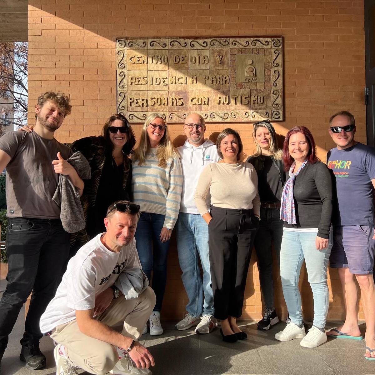 Training session with youth educators during the mobility in Cocentaina