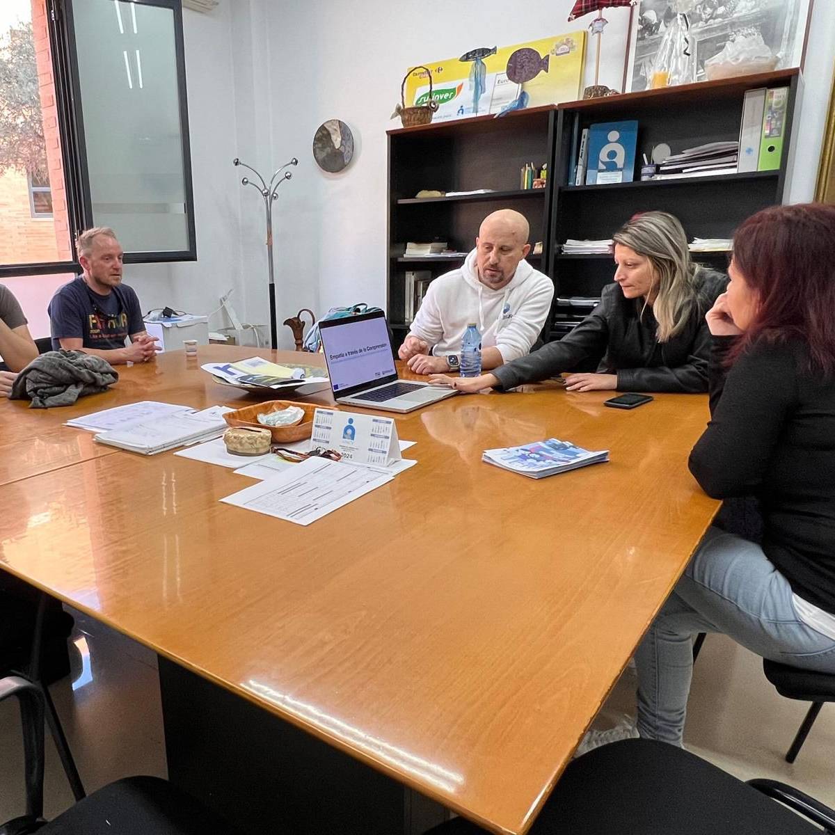 Group discussion during the autism integration workshop