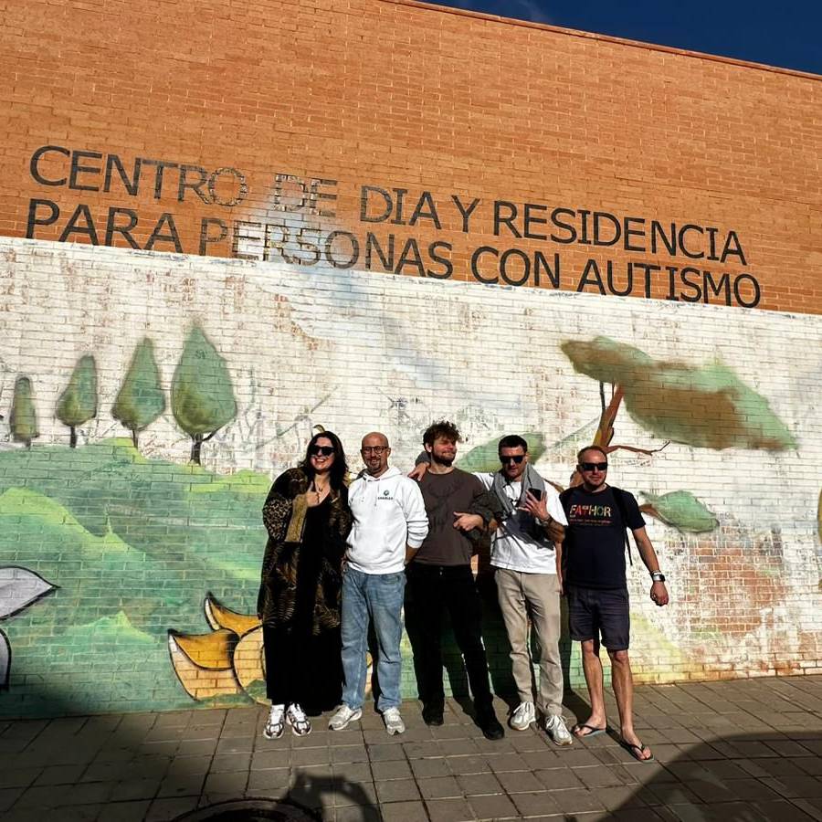 Participants collaborating on AI tool development