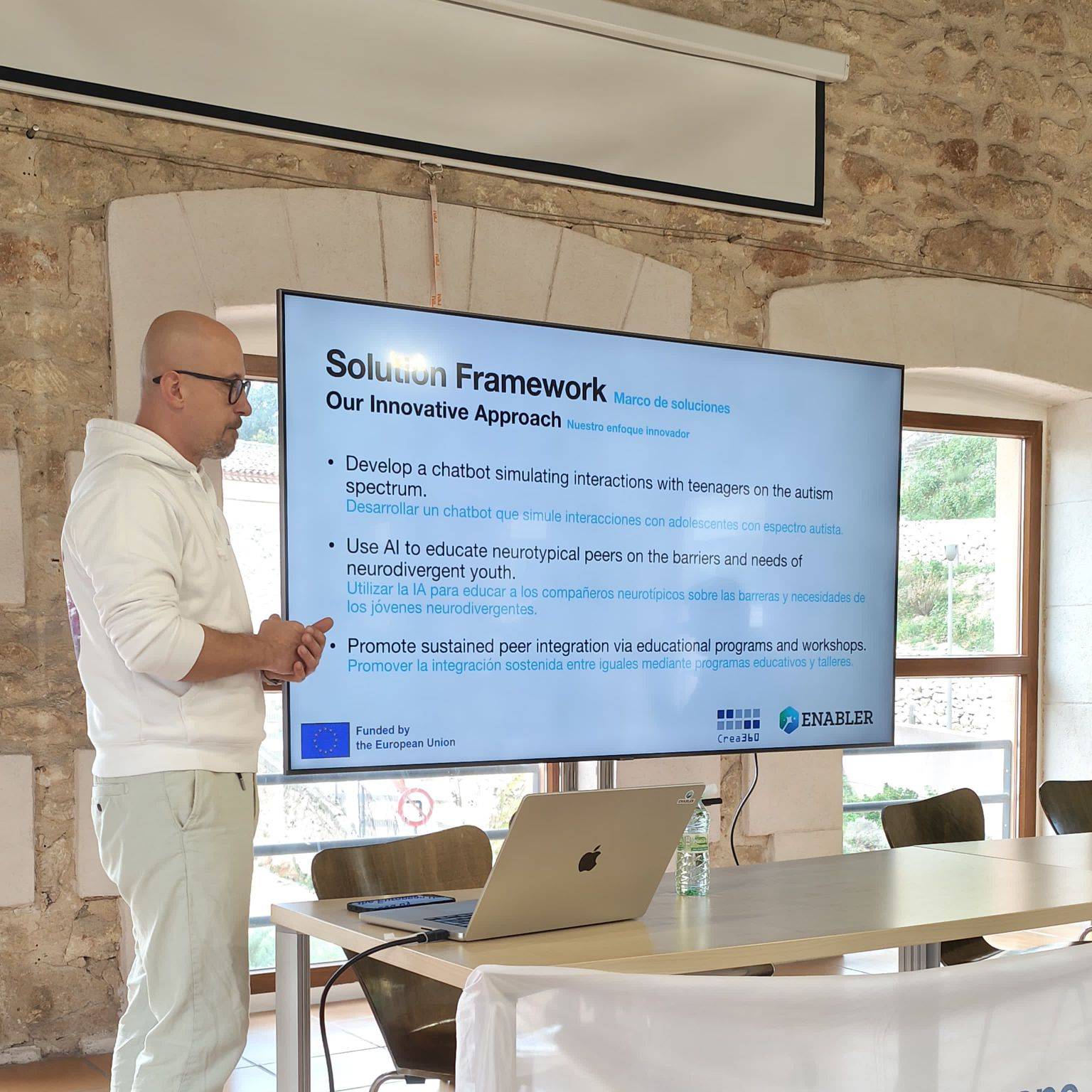 Youth educators learning about inclusive practices